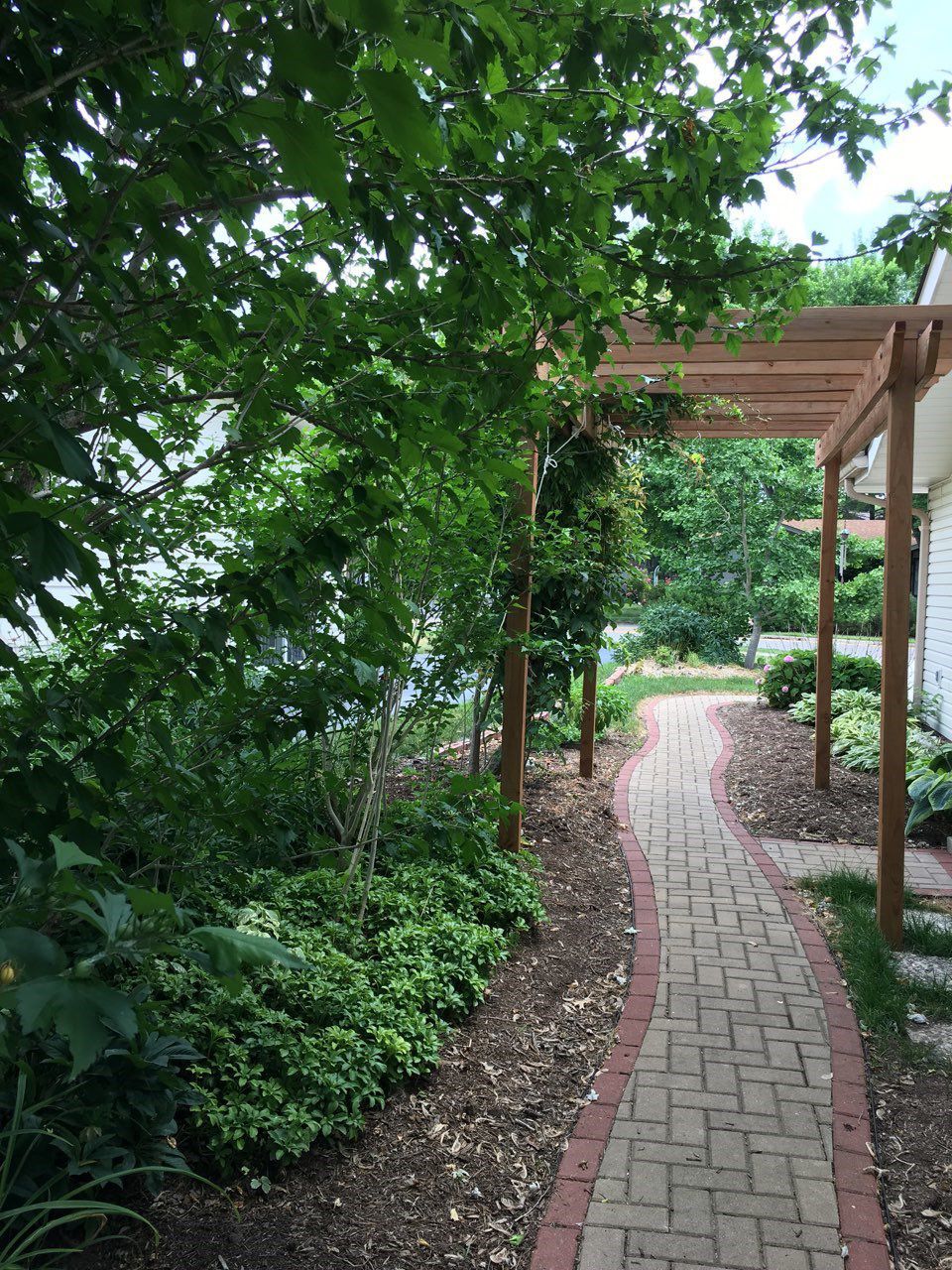 Walkway & Pergola in Creve Coeur!